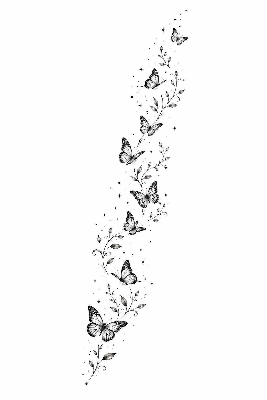 Tiny Butterfly Collection — butterfly tattoo arm style outfit