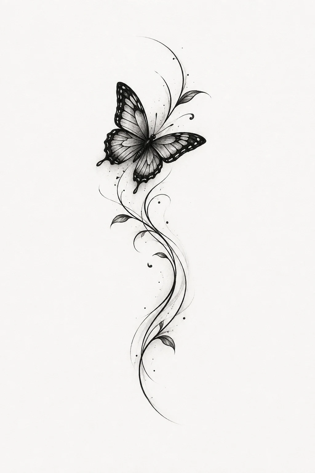 Butterfly Tattoo Behind Ear for Men — butterfly tattoo behind ear style outfit