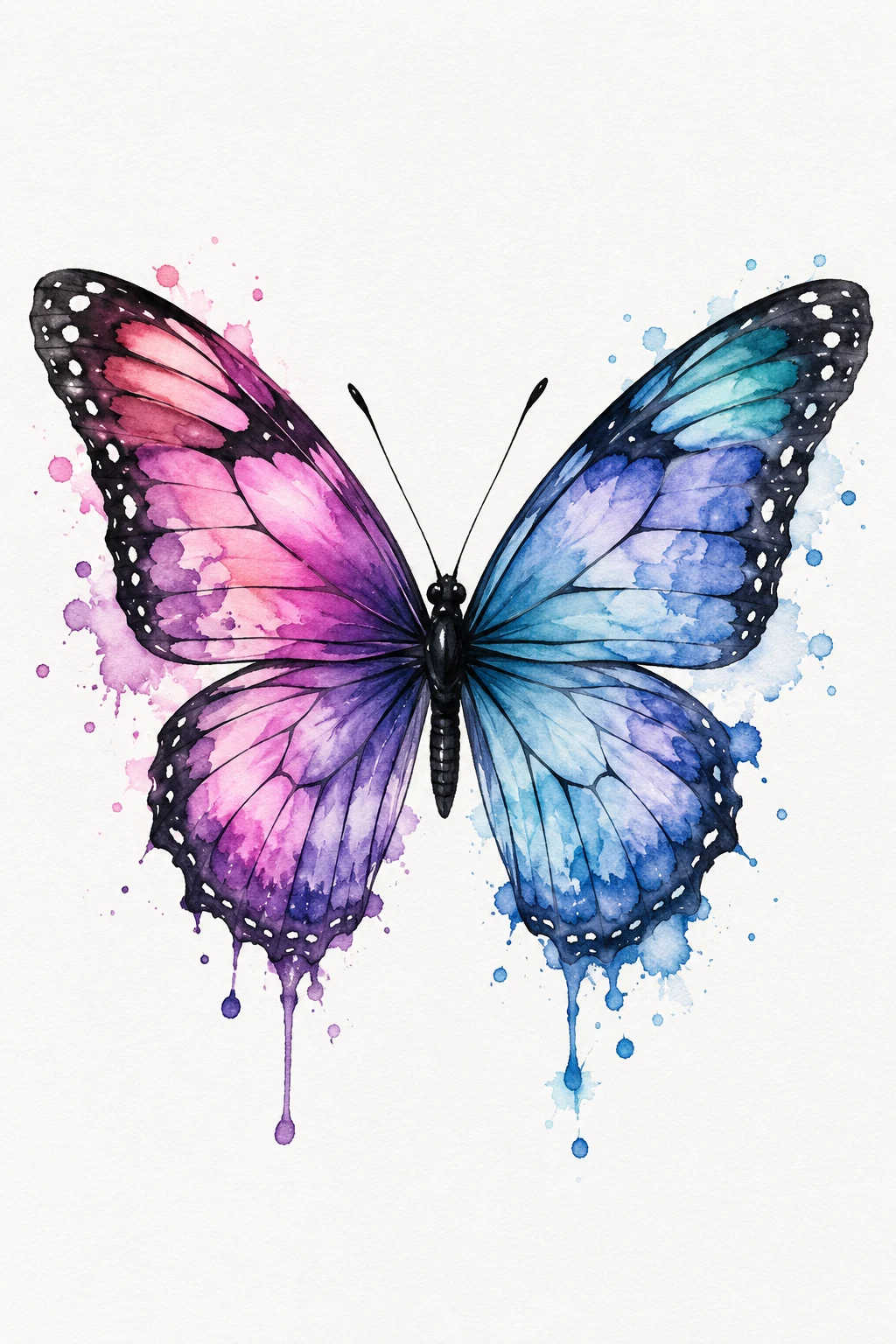 Watercolor Butterfly — butterfly tattoo color style outfit