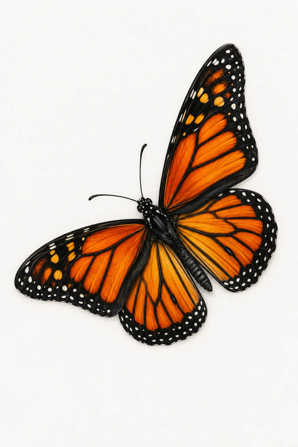 Orange Monarch Style — butterfly tattoo color style outfit