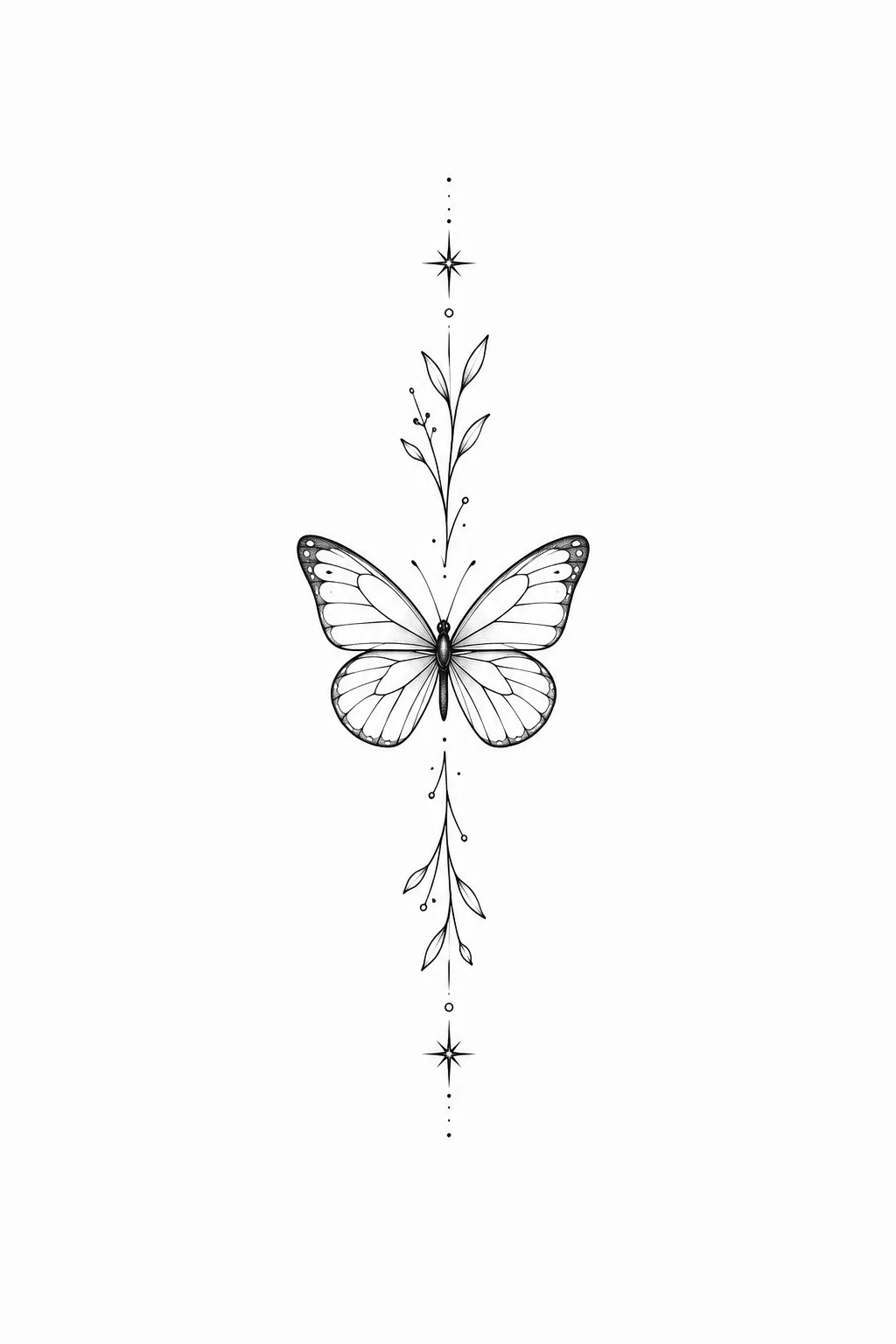Minimalist Butterfly Tattoo Design for Everyday Elegance — butterfly tattoo design style outfit