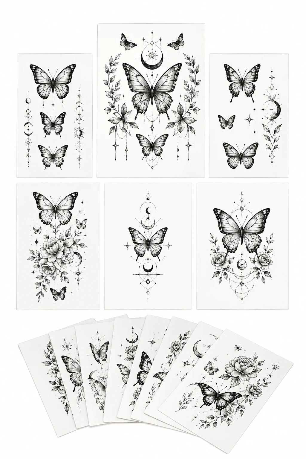Butterfly Tattoo Designs: Tattoo Flash Collection