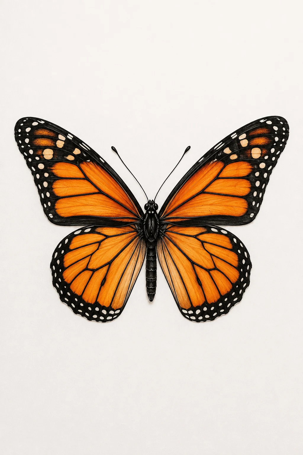 Monarch in Orange and Black — butterfly tattoo ideas style outfit