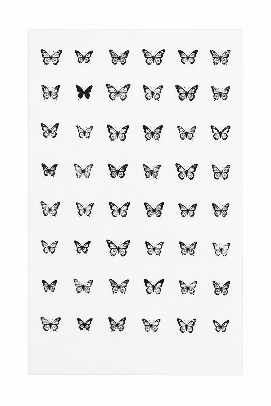 Tattify Small Butterfly Temporary Tattoo Set