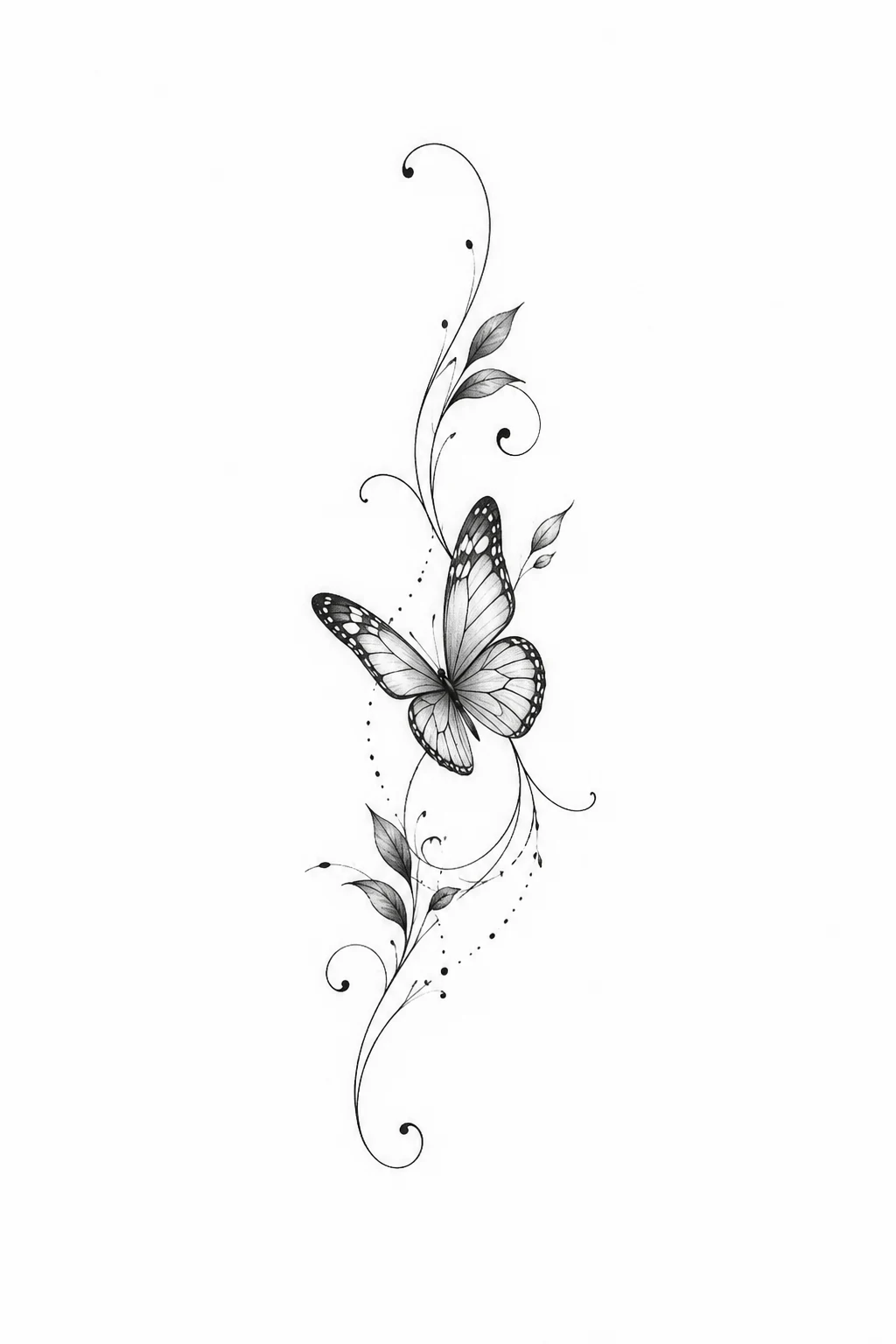 Delicate Ankle Butterfly Tattoo Leg — butterfly tattoo leg style outfit