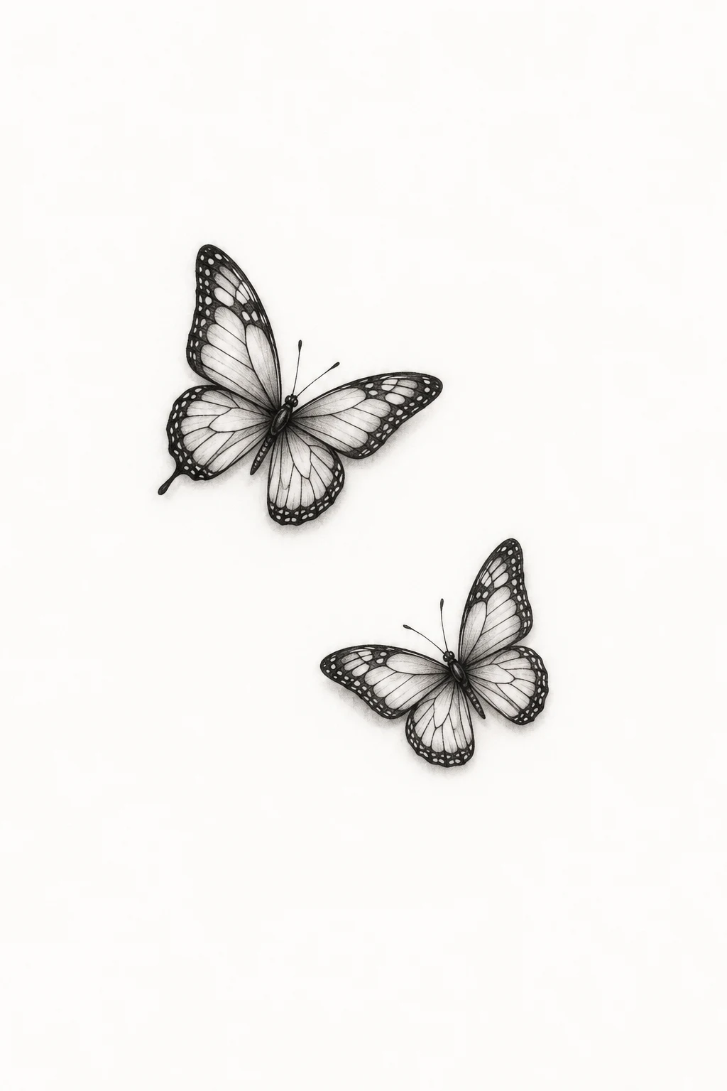 Butterfly Tattoo Legs for Girl: Tiny Pair — butterfly tattoo leg style outfit