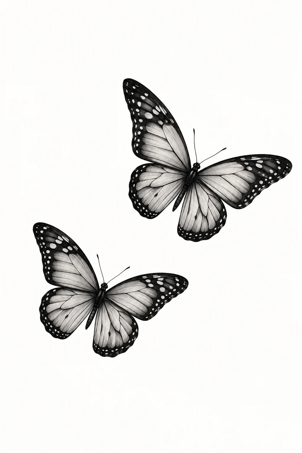 Matching Butterfly Pair — butterfly tattoo on arm style outfit