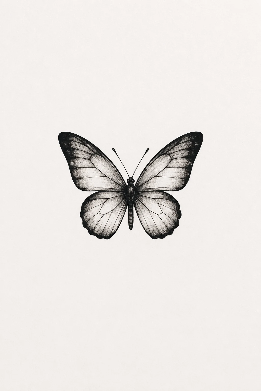 Tiny Black Butterfly — The Butterfly Tattoo on Hand Simple Classic — butterfly tattoo on hand style outfit