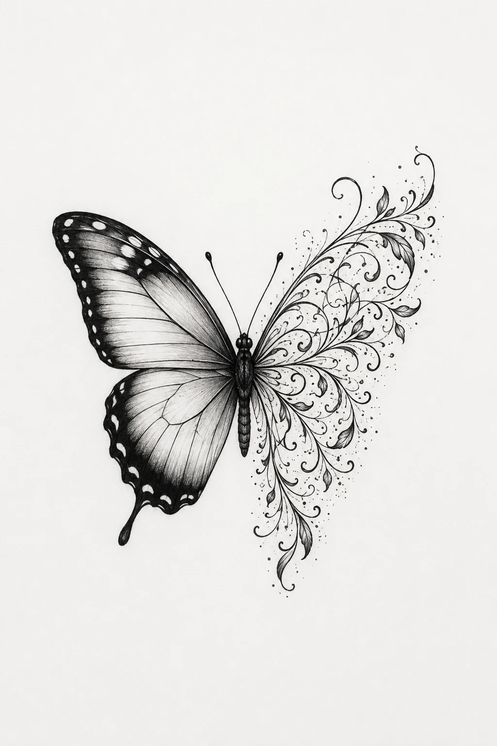 Hidden Symbol Butterfly — Your Secret Detail — butterfly tattoo on hand style outfit