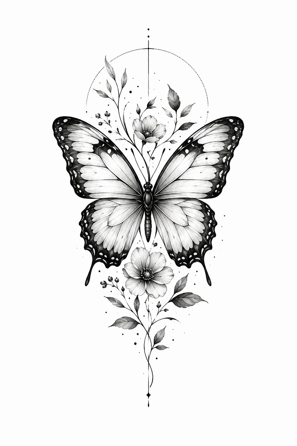 Butterfly With a Meaningful Word — butterfly tattoo on shoulder style outfit