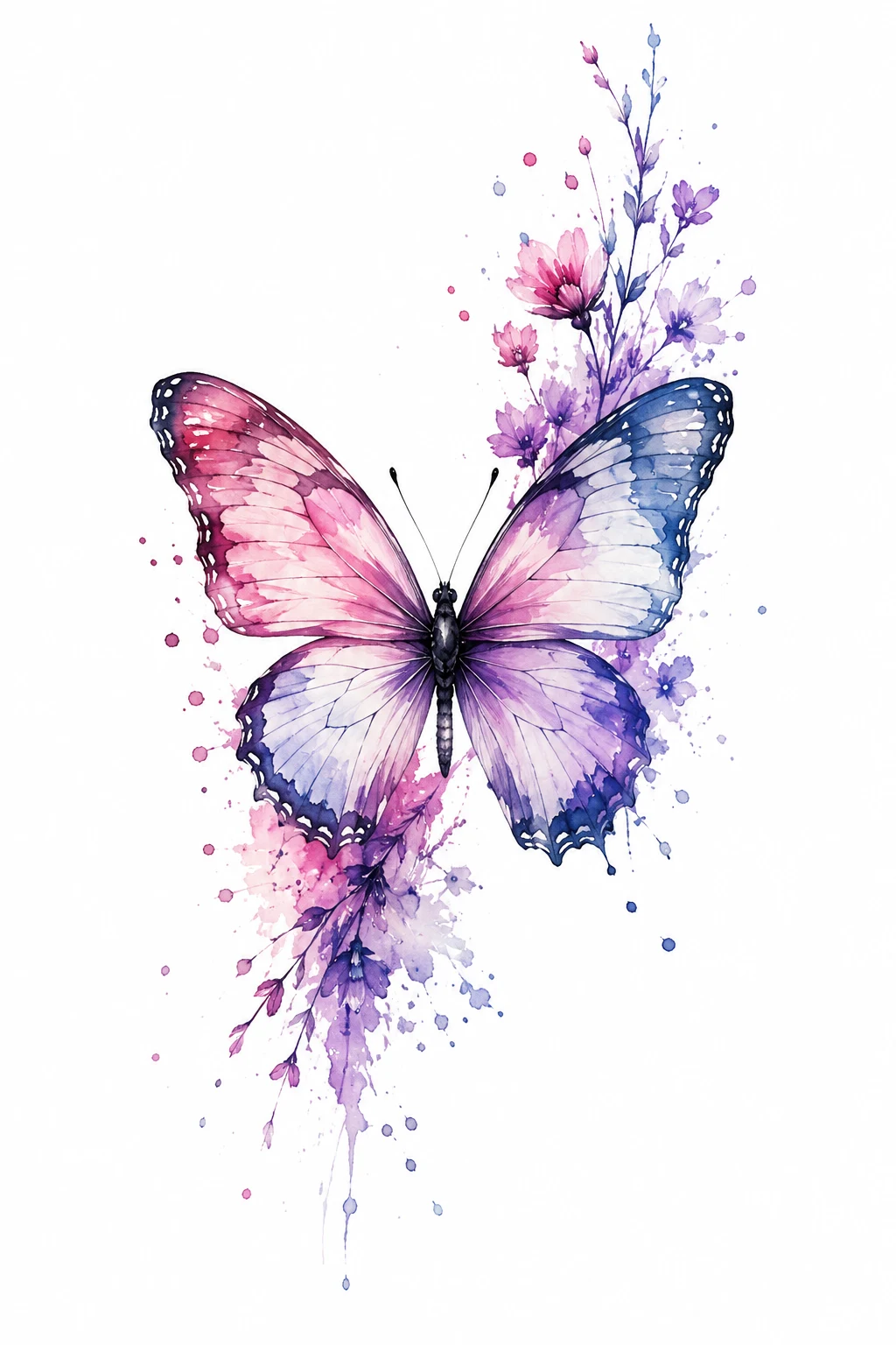 Watercolor Butterfly Tattoo — butterfly tattoo style outfit
