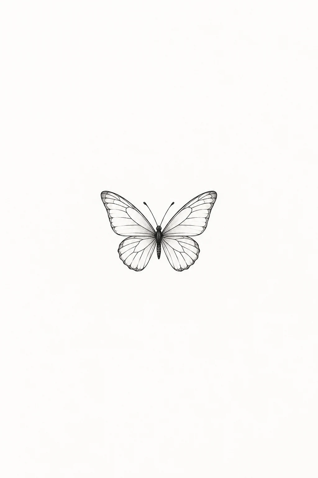 Tiny Wrist Flutter — butterfly tattoo simple style outfit