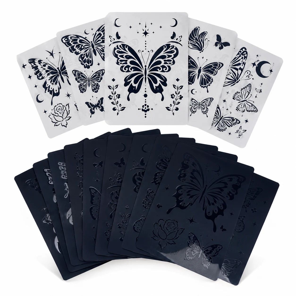 Reusable Butterfly Tattoo Stencil Sheets