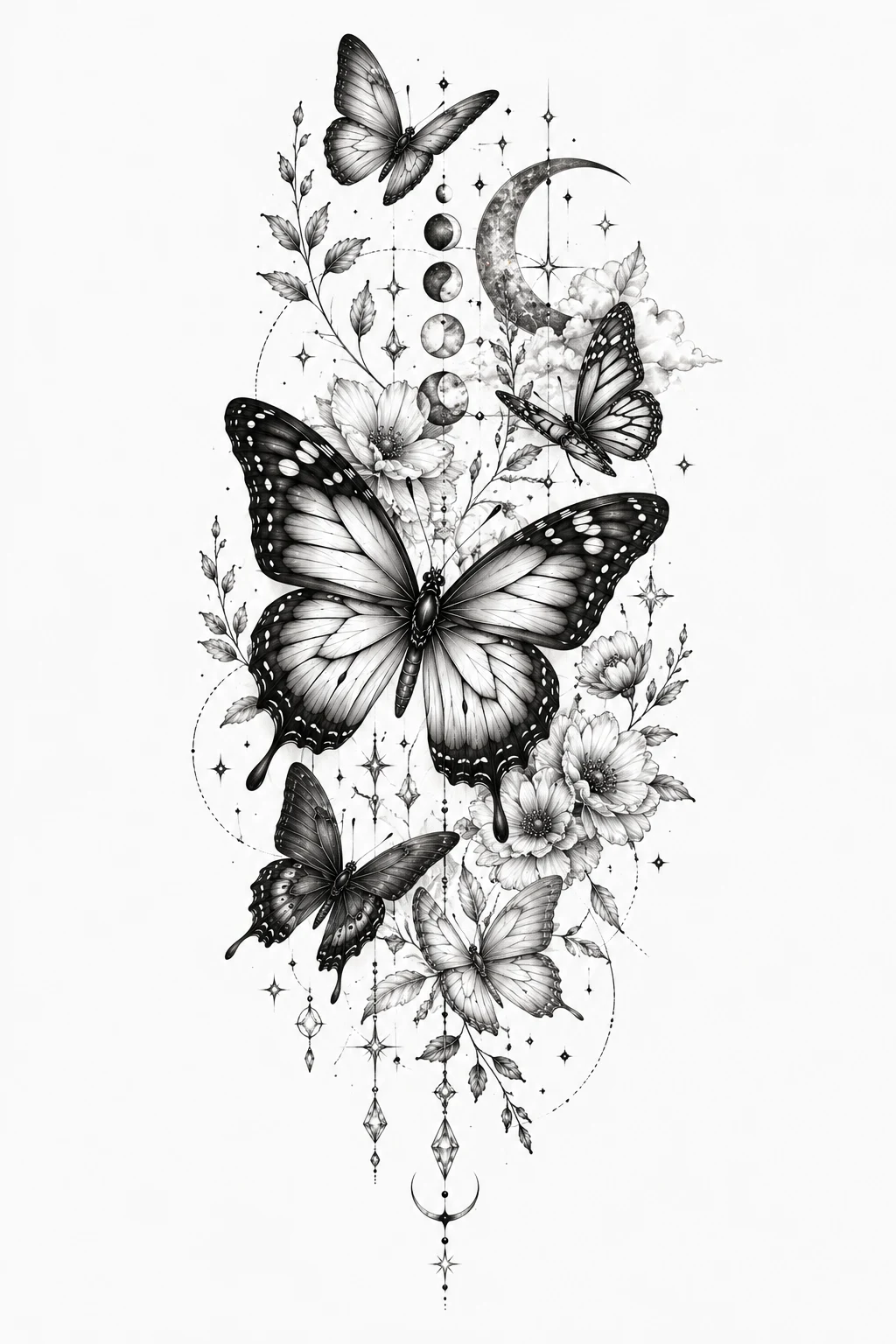 Butterfly Thigh Tattoo Pinterest-Inspired Collage — butterfly thigh tattoo style outfit
