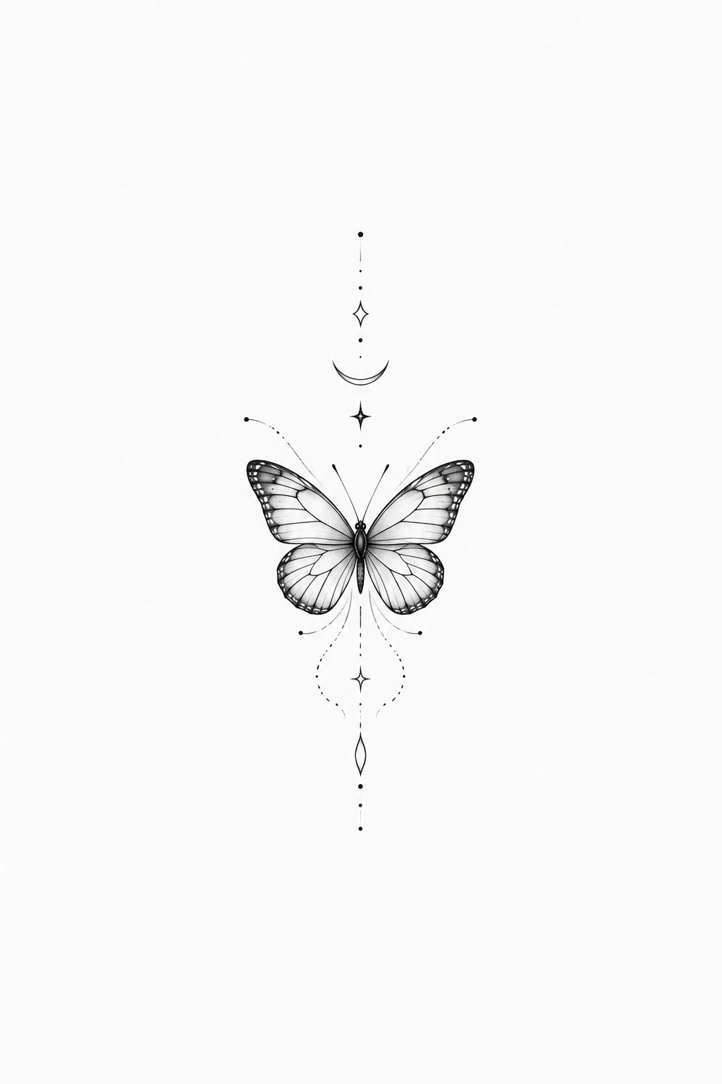 Delicate Mini Butterfly Thigh Tattoo — butterfly thigh tattoo style outfit