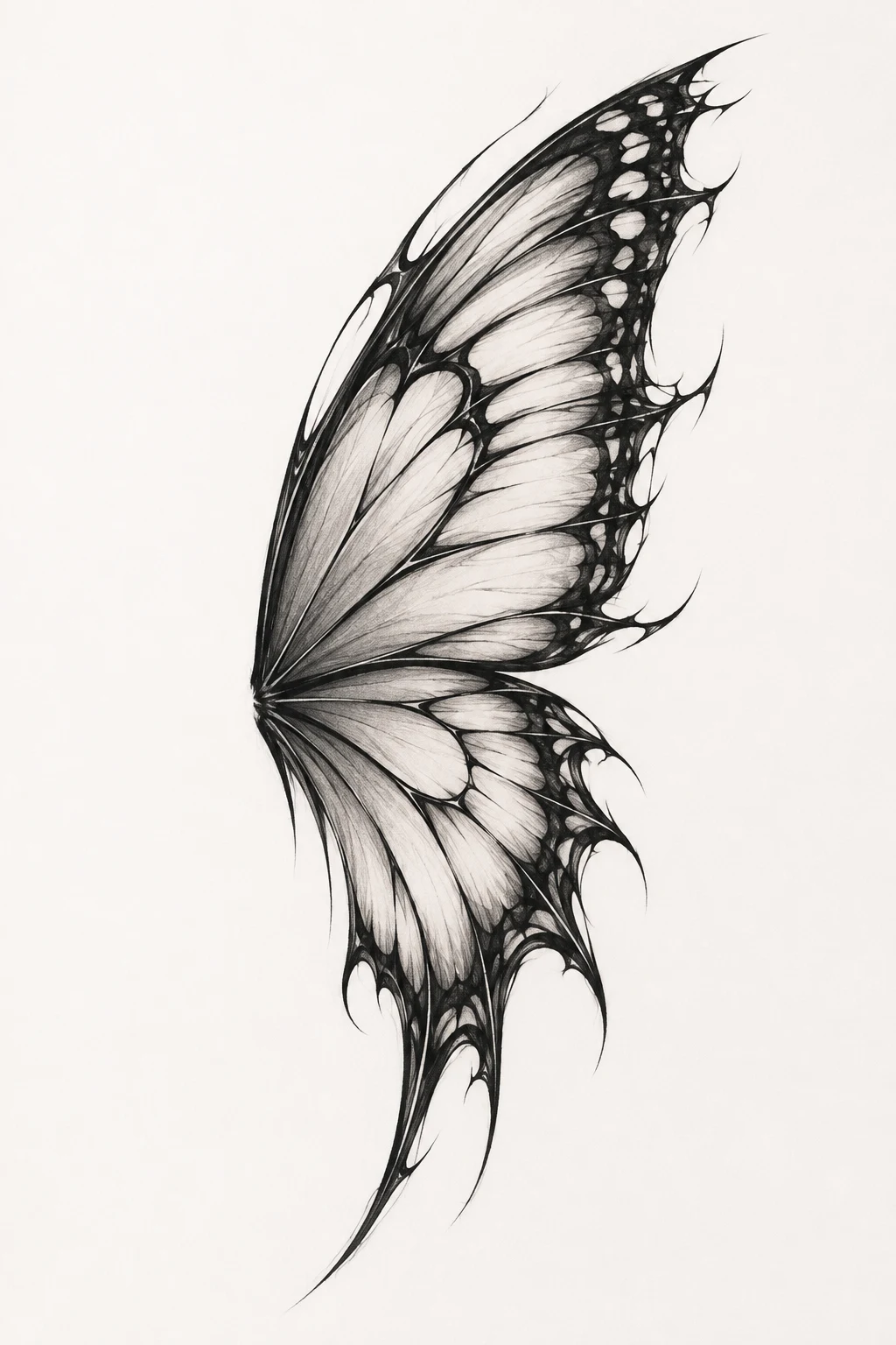 Butterfly Wing Tattoo for Men — butterfly wing tattoo style outfit