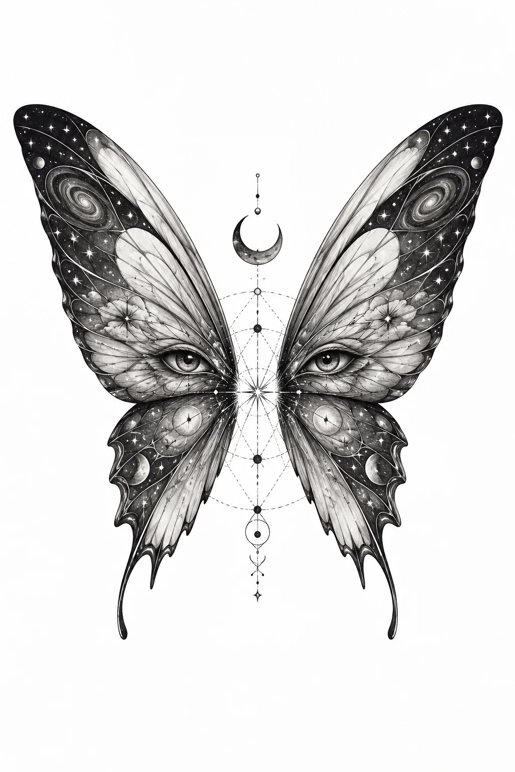 Butterfly Wings With a Hidden Meaning — butterfly wings tattoo style outfit