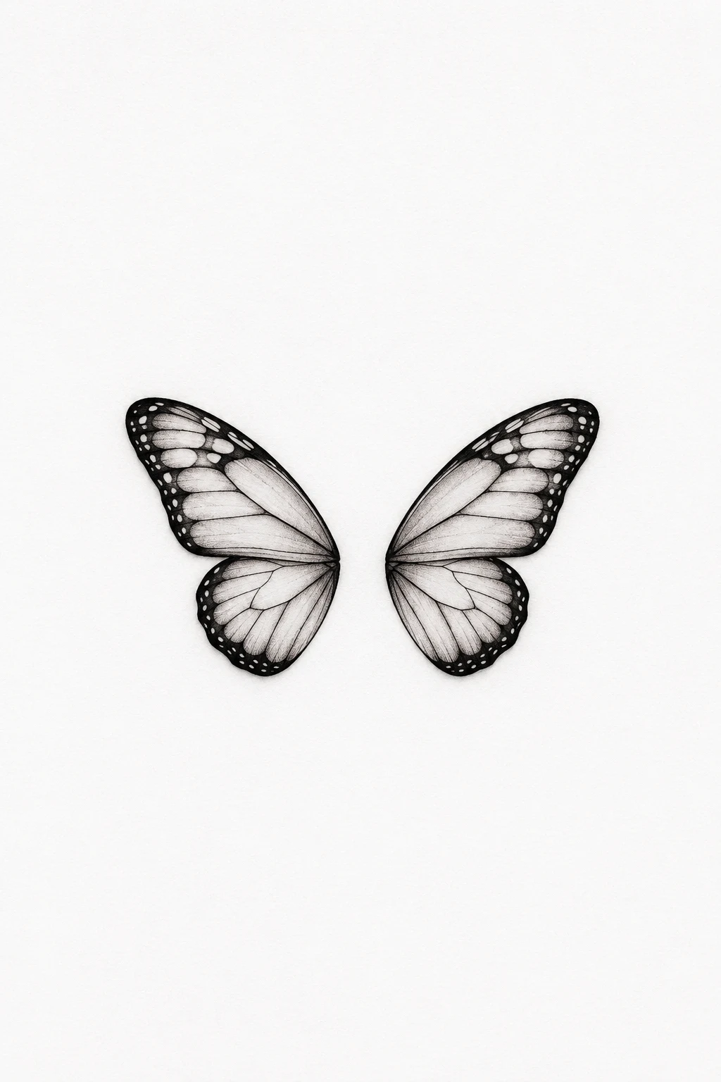 Tiny Shoulder Wings — butterfly wings tattoo style outfit