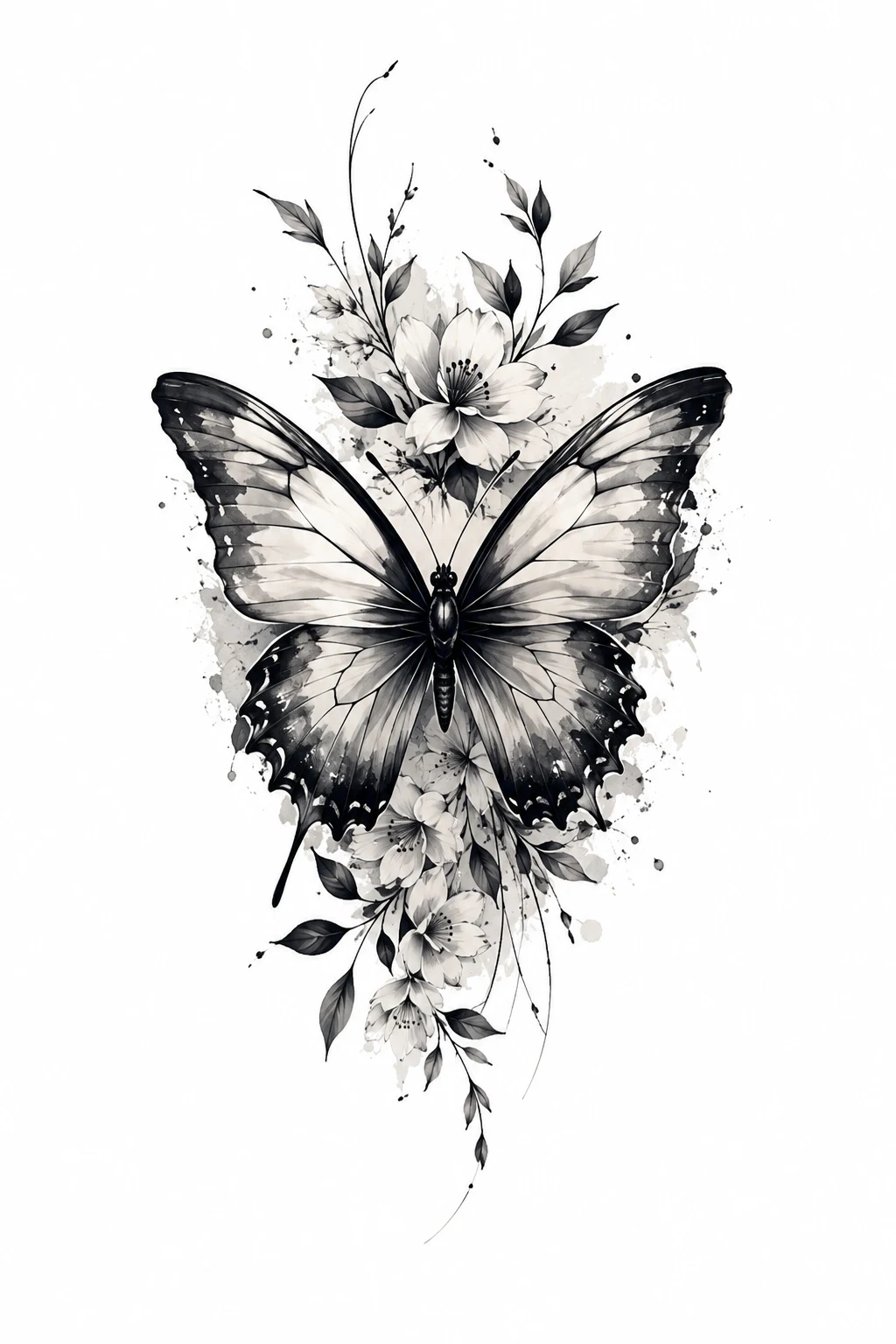 Butterfly Cover-Up Design — butterfly wrist tattoos style outfit