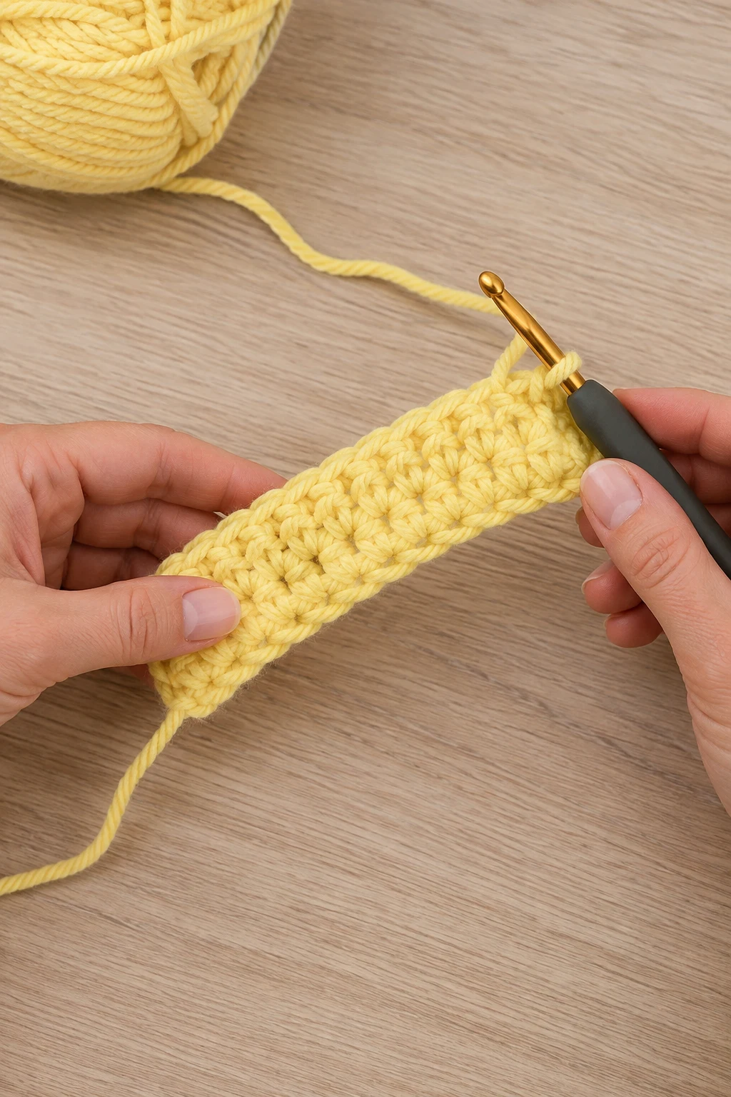 hands actively performing the