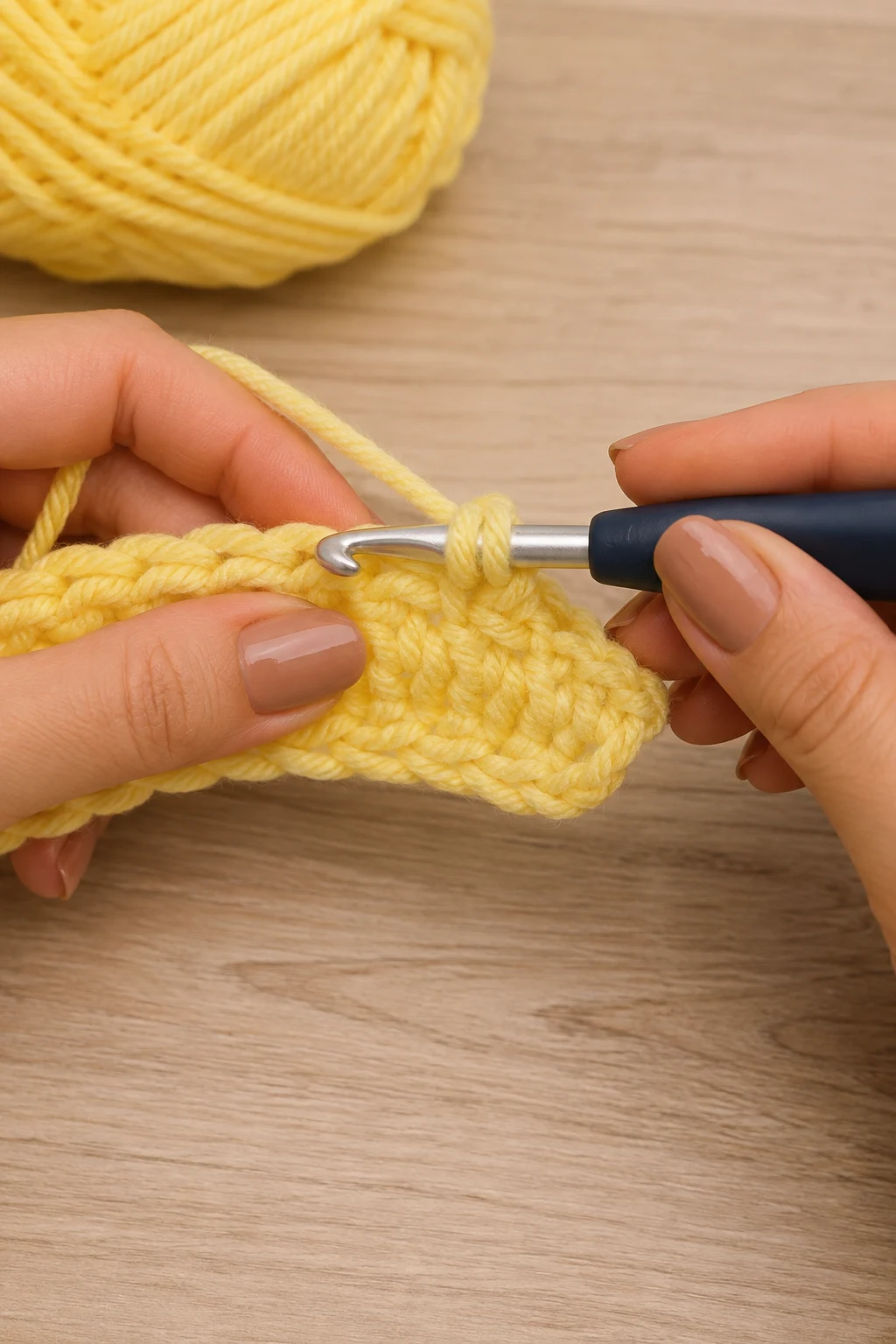 hands actively performing the