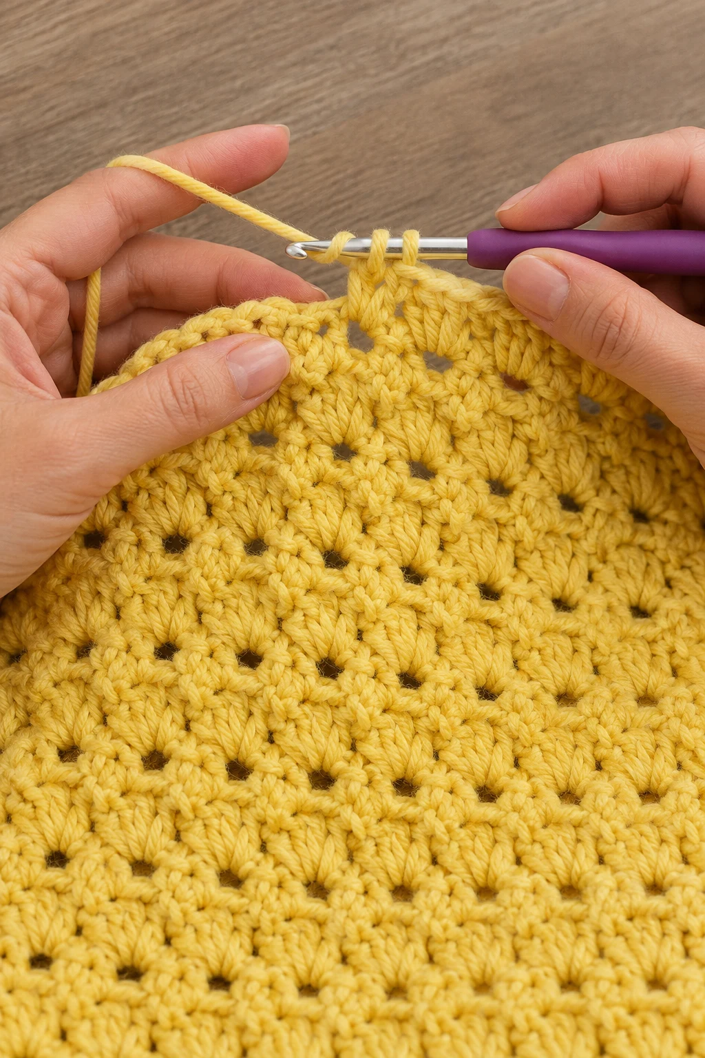 hands actively performing the