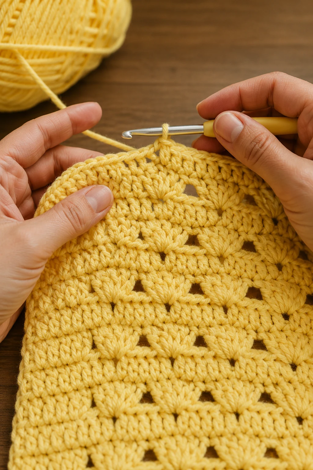 hands actively performing the