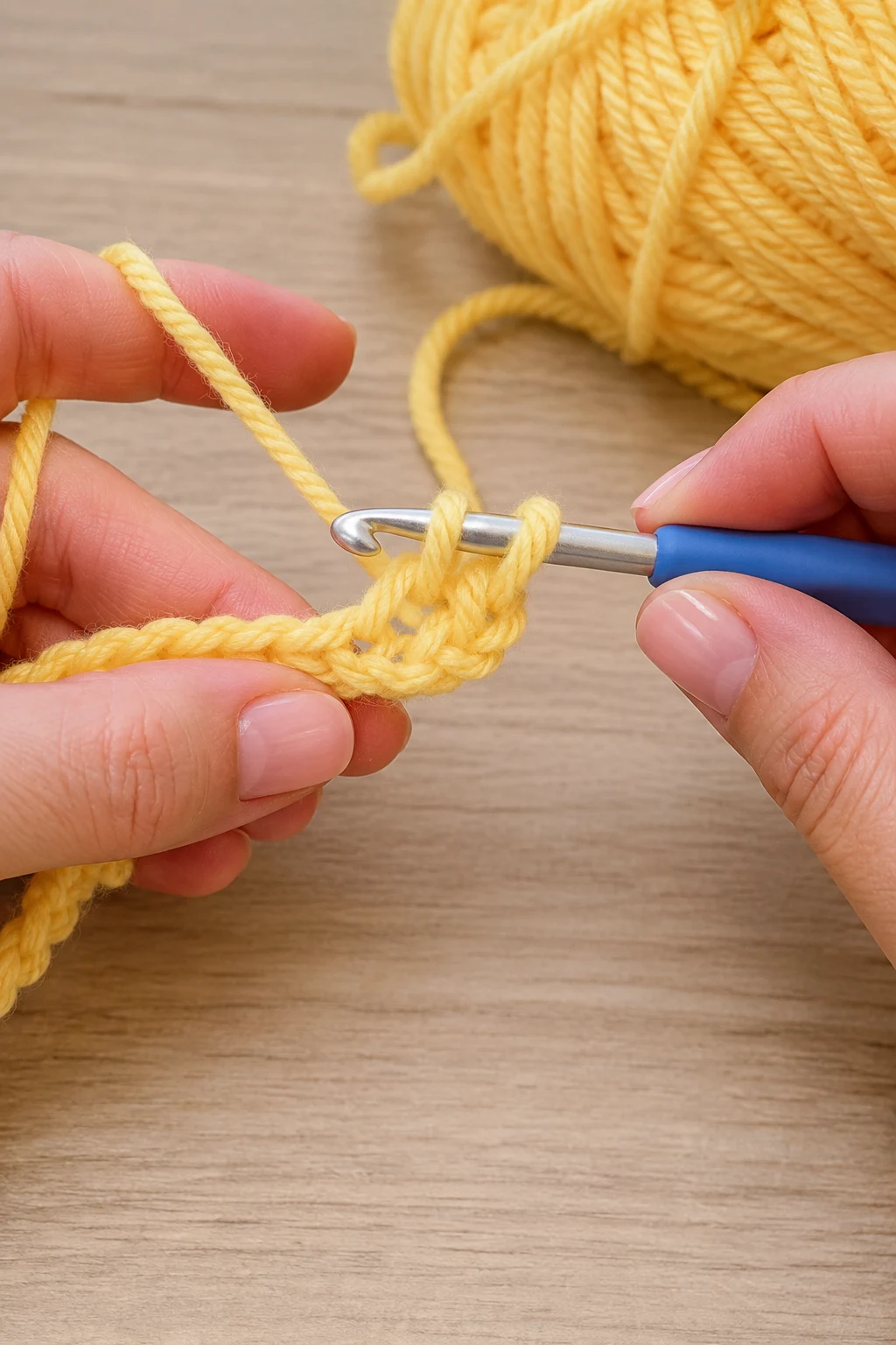 hands actively performing the