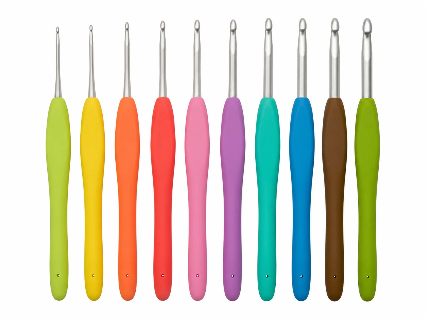 Clover Amour Crochet Hook Set, 10 Sizes