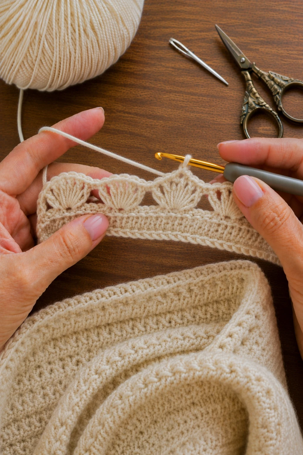 hands actively performing the