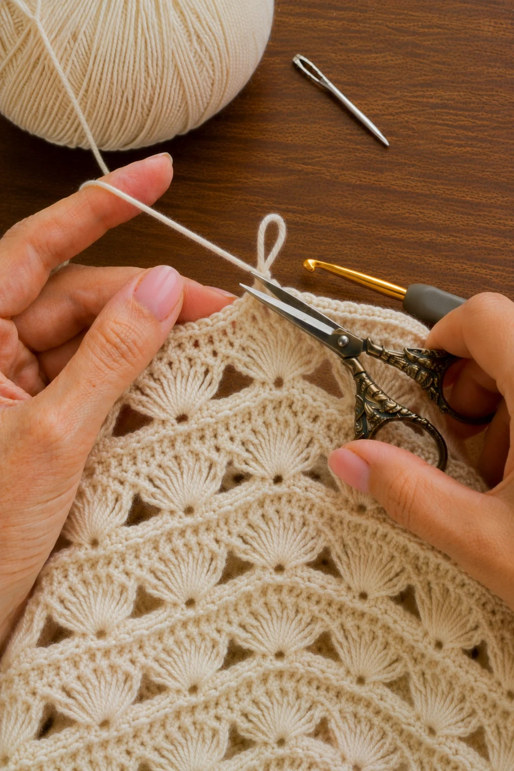 hands actively performing the