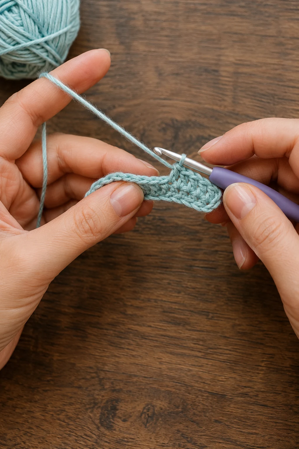 hands actively performing the