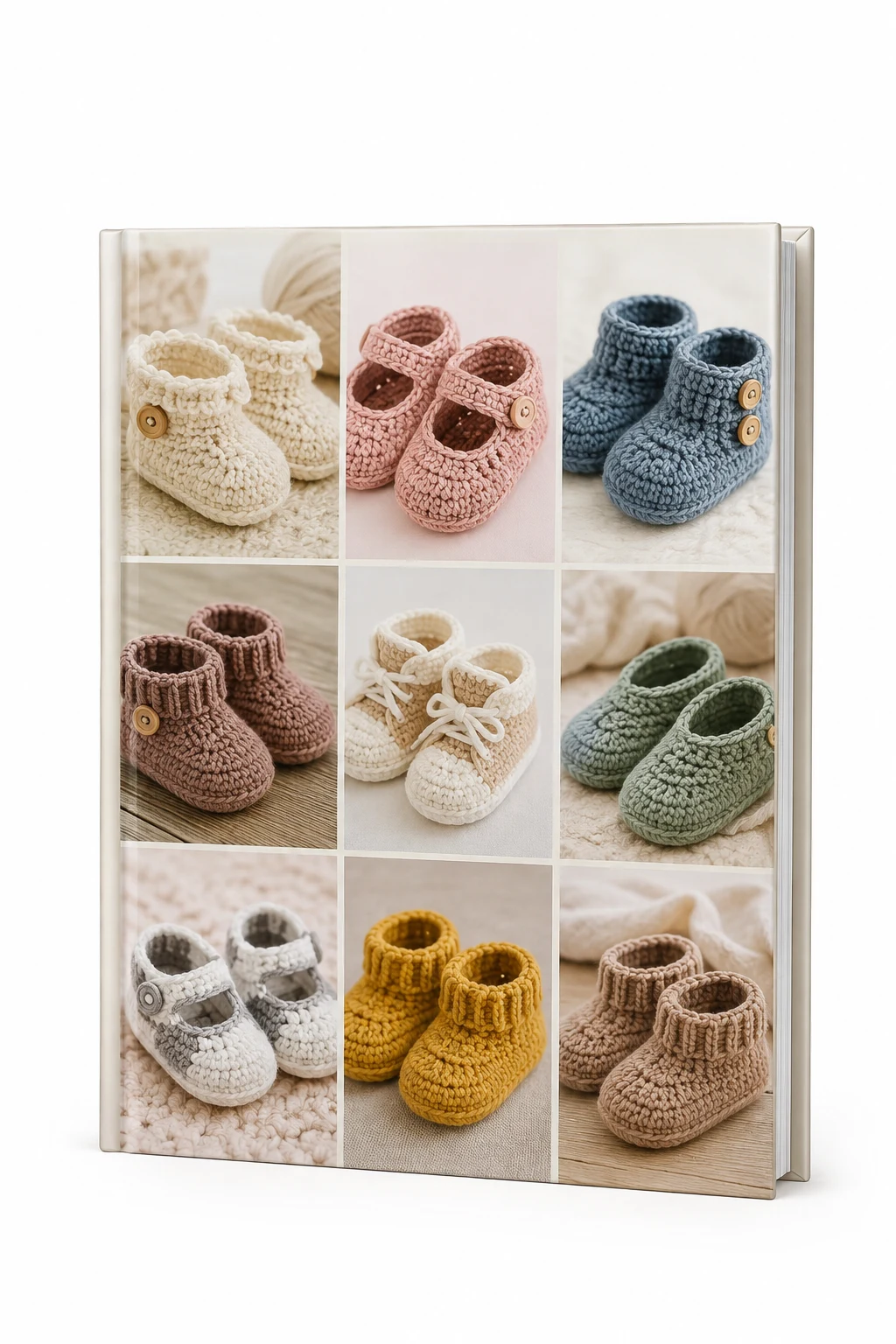 Crochet Baby Booties Pattern Book