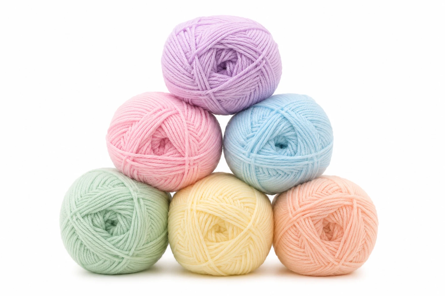 Soft Cotton Baby Yarn Pastel Colors