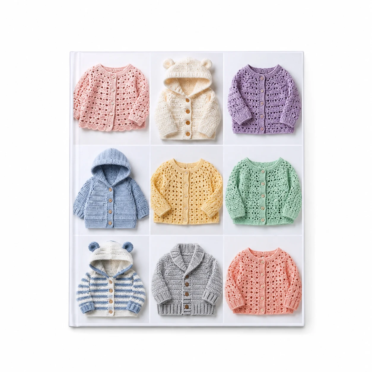 Crochet Baby Jackets and Cardigans Pattern Book
