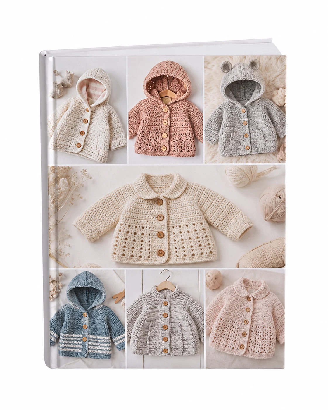 Crochet Baby Jackets: Cute & Cozy Designs Pattern Book