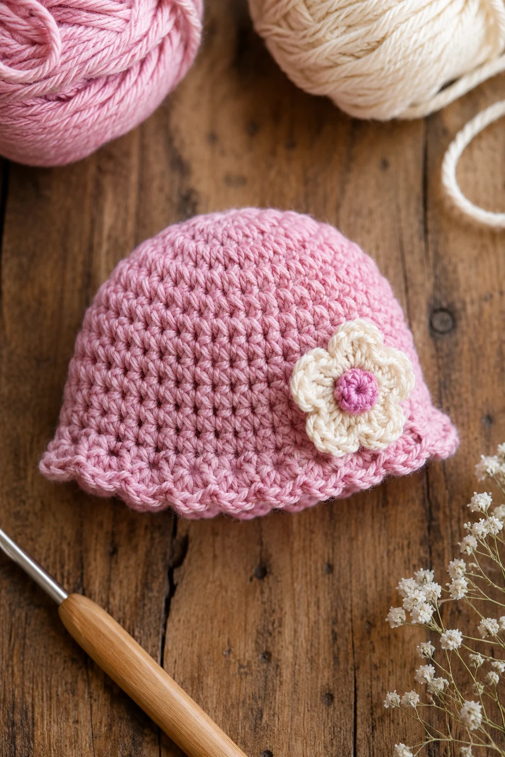 Tiny Crochet Baby Hat — crochet baby style outfit