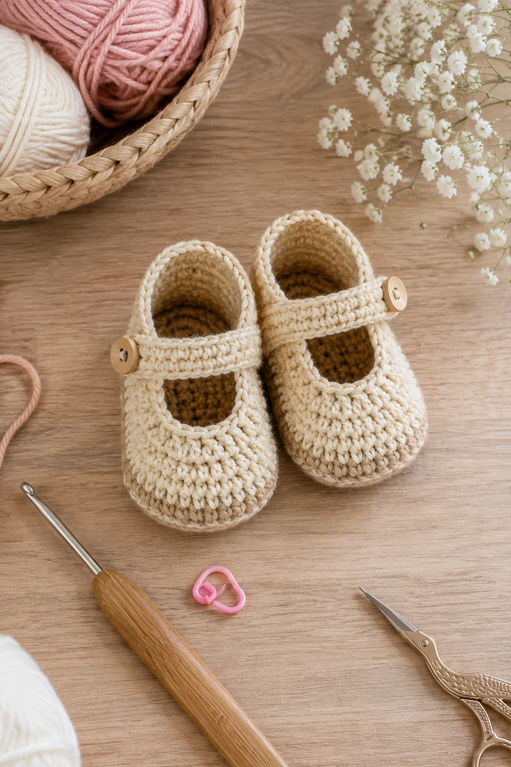 Crochet Newborn Shoes Free Pattern — crochet baby shoes free style outfit