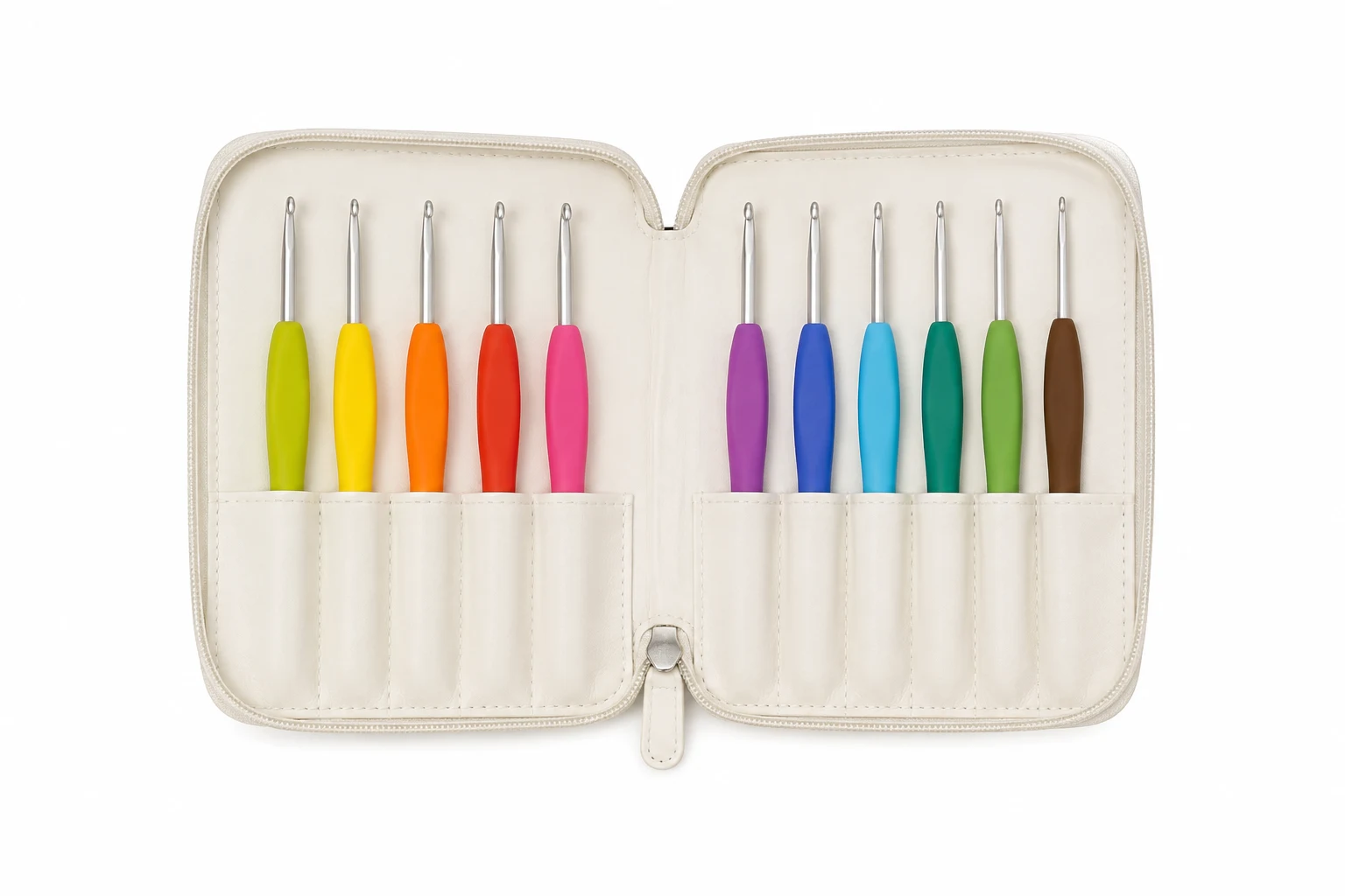 Clover 3672 Amour Crochet Hook Set, 10 Sizes