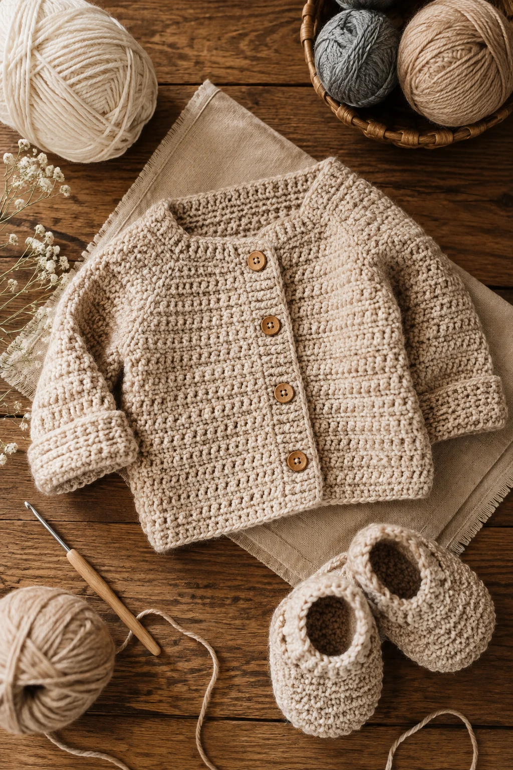 Introduction — crochet baby sweater style outfit