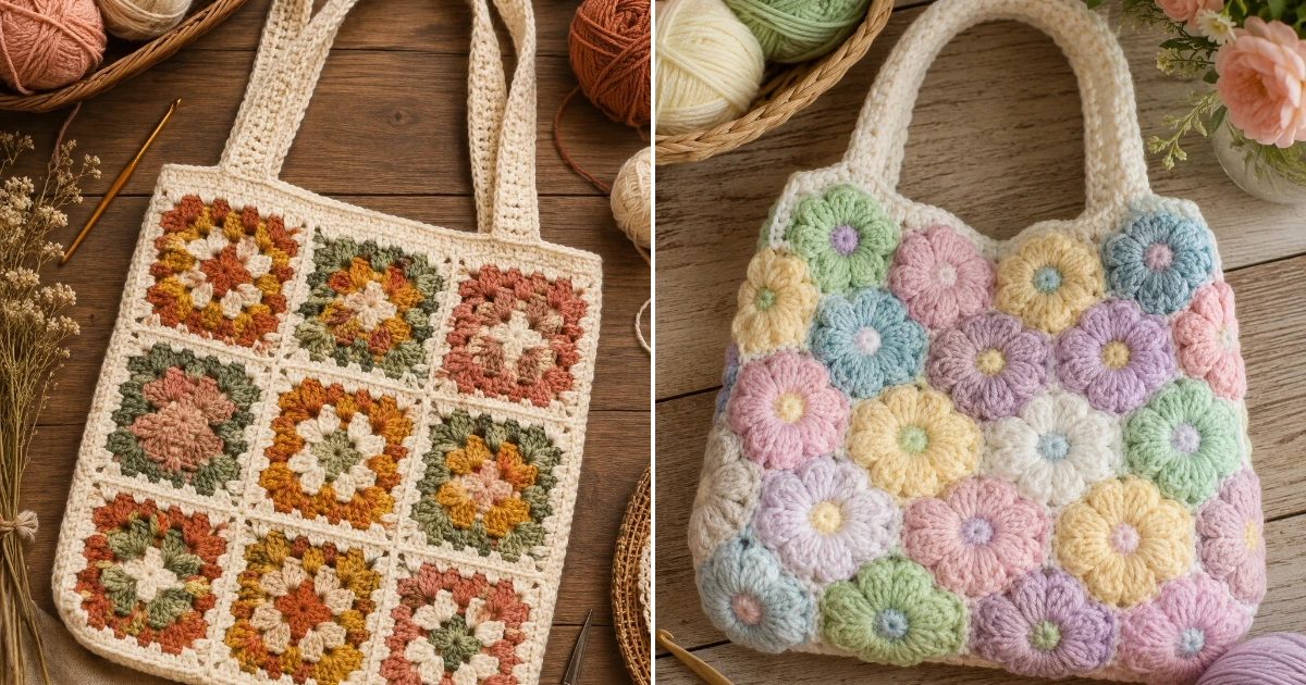 15 Crochet Bag Aesthetic Ideas to Make Your Handmade crochet bag aesthetic