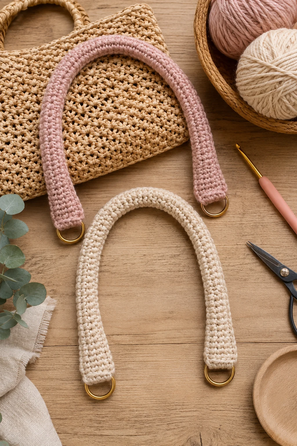 Crochet Bag Handles for Beginners — crochet bag handles style outfit