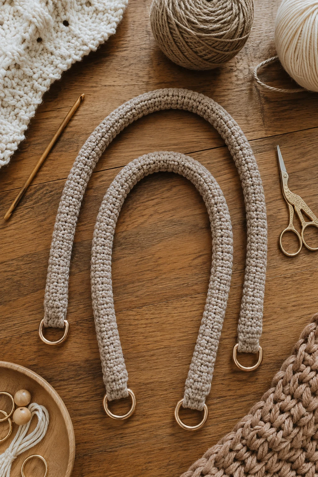 Crochet Handles That Don’t Stretch — crochet bag handles style outfit
