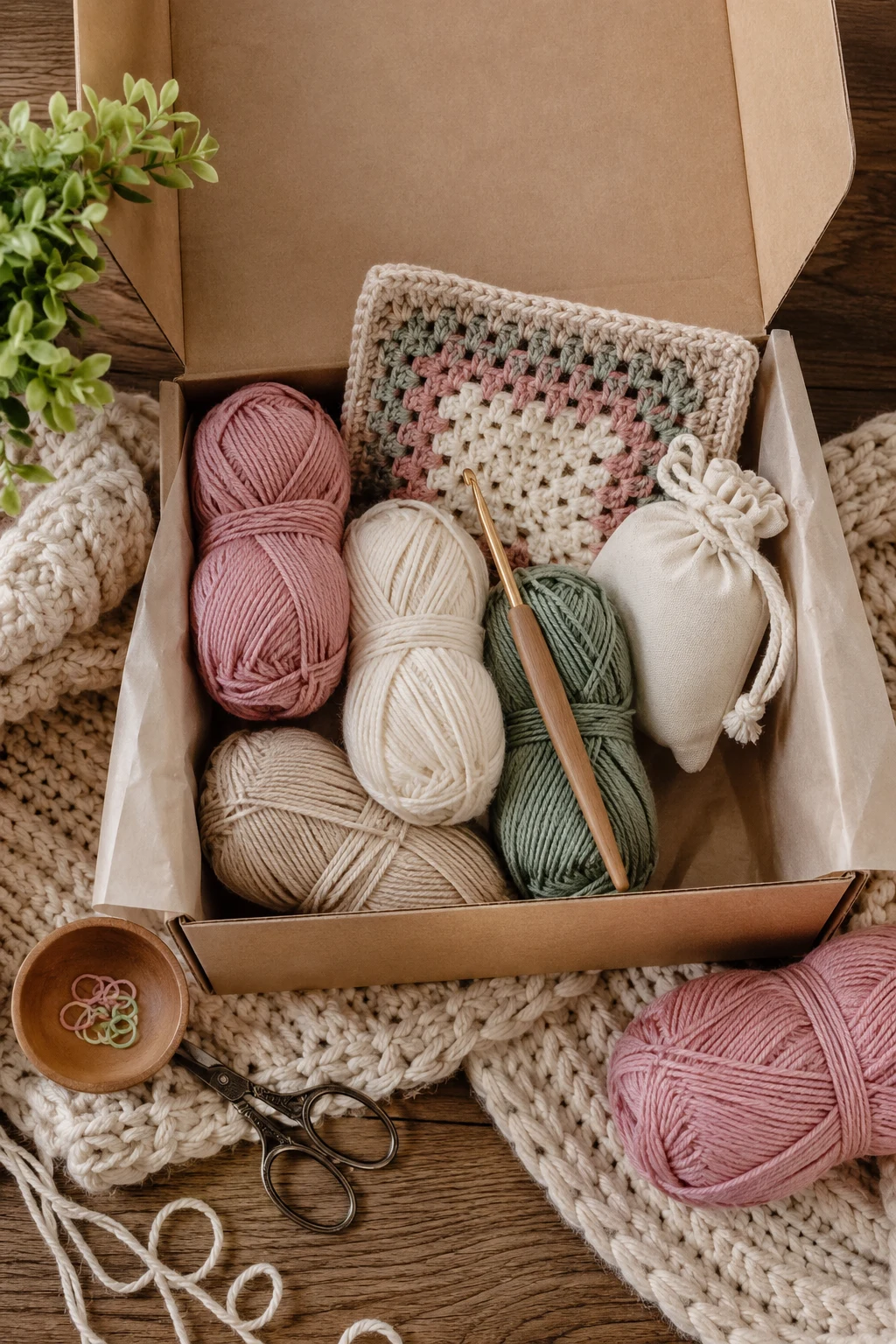 Crochet Subscription Boxes — crochet business ideas style outfit