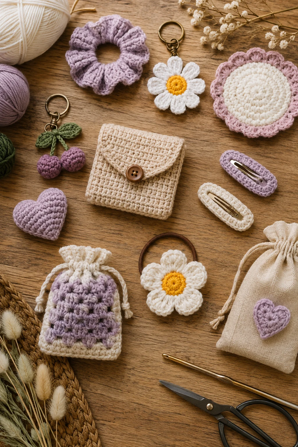 Crochet Accessories and Mini Gifts — crochet business ideas style outfit