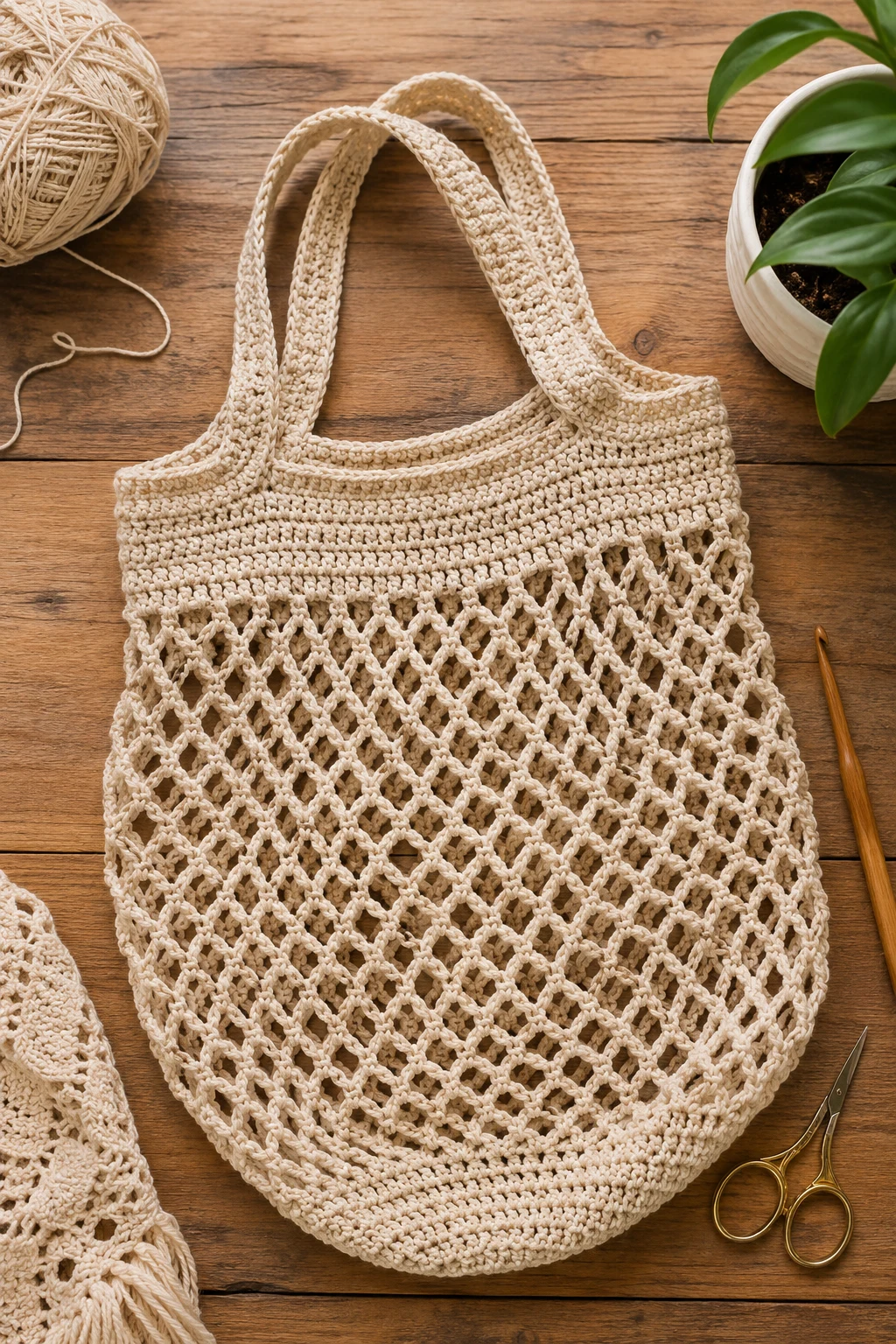 Crochet Market Bags — crochet business ideas style outfit