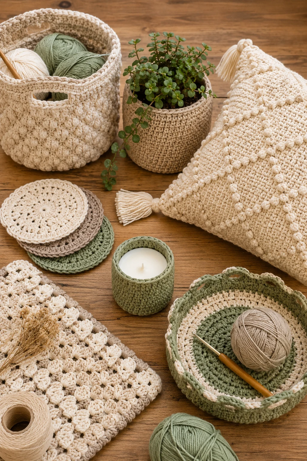 Crochet Home Décor Collection — crochet business ideas style outfit
