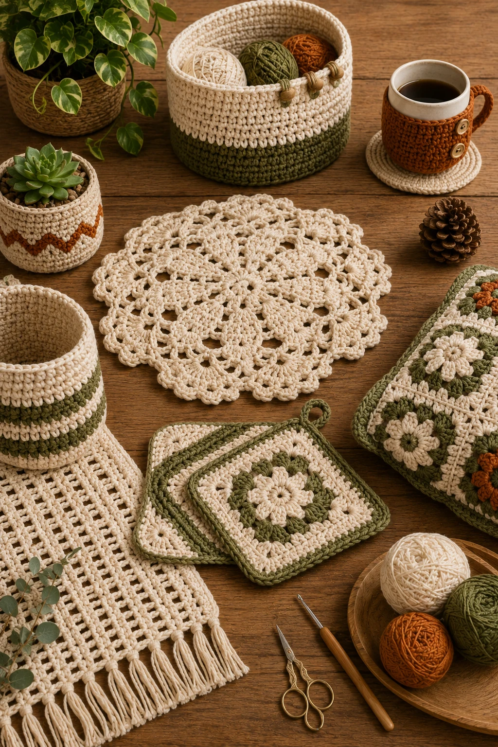 Crochet Home Décor — crochet business ideas style outfit