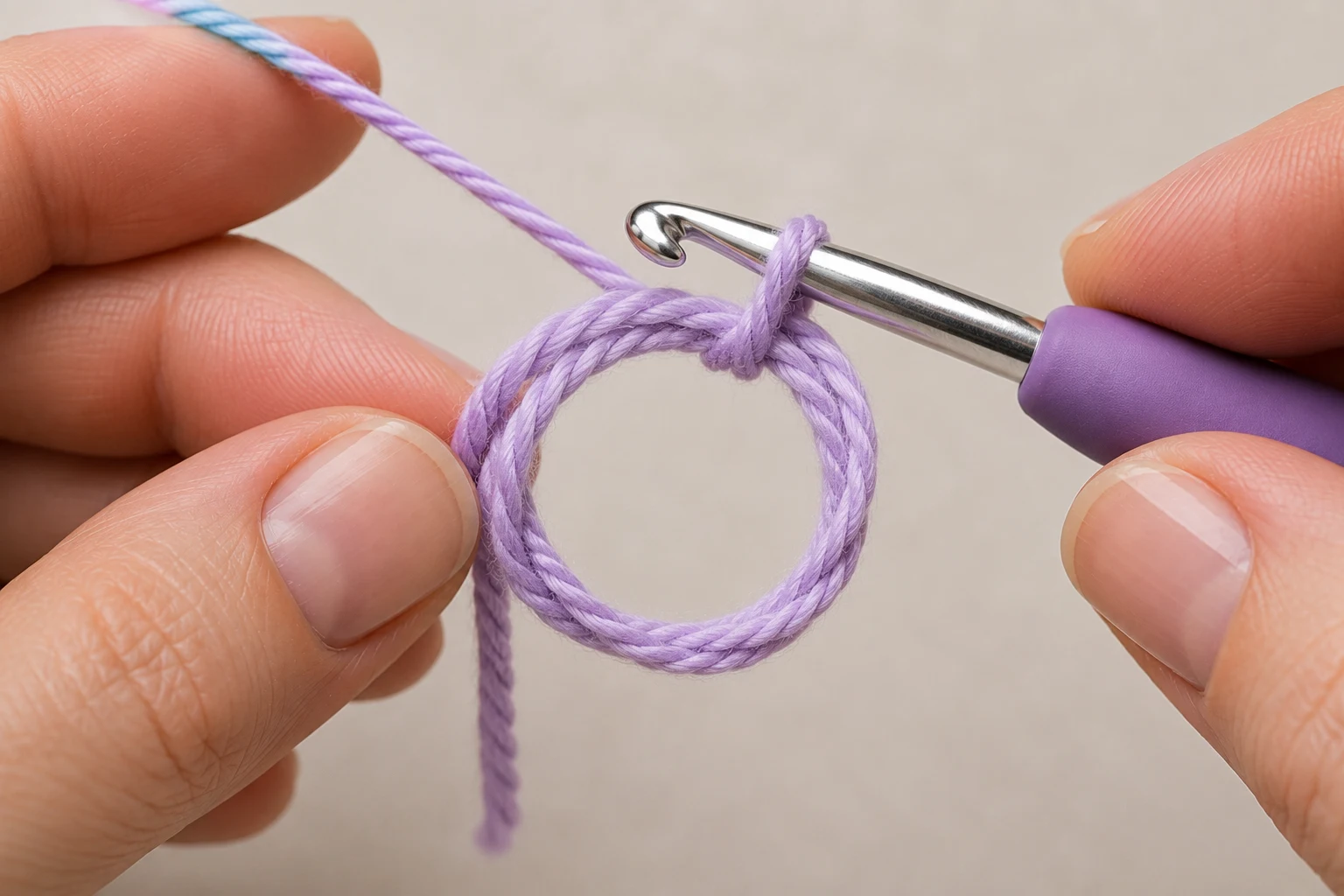 hands actively performing the