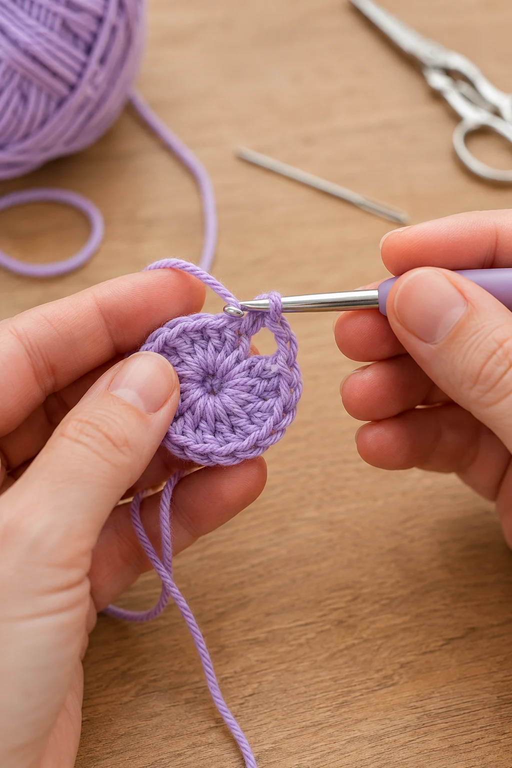 hands actively performing the